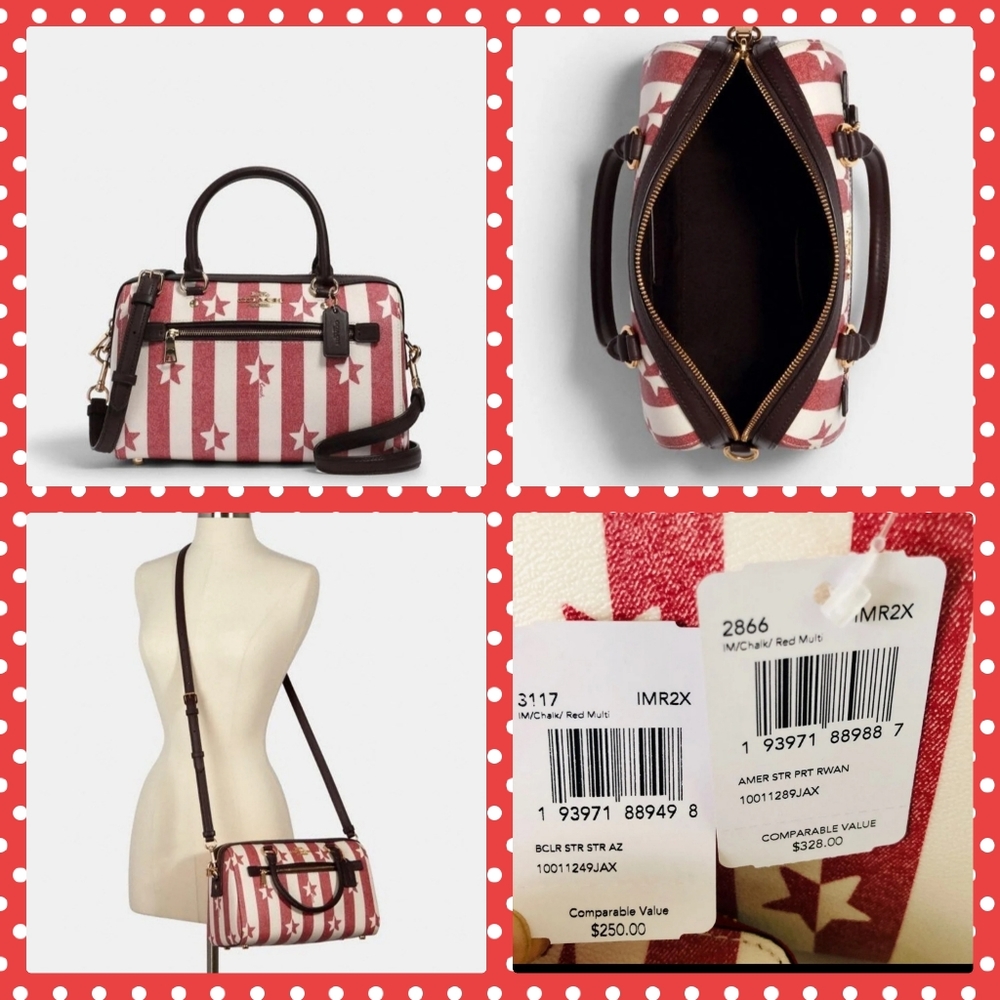 NWOT Authentic Coach Rowan Satchel